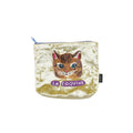 Nathalie Lete Velour Zip-up Pouch - Maya