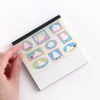 <Wearing Shoes Ghost> Memo Pad - Frame