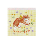 Haruka Toshimitsu 利光春華 Memo Pad - Yellow Ribbon Cat