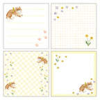 Haruka Toshimitsu 利光春華 Memo Pad - Yellow Ribbon Cat