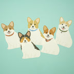 Memo Pad - Welsh Corgi (5-in-1)