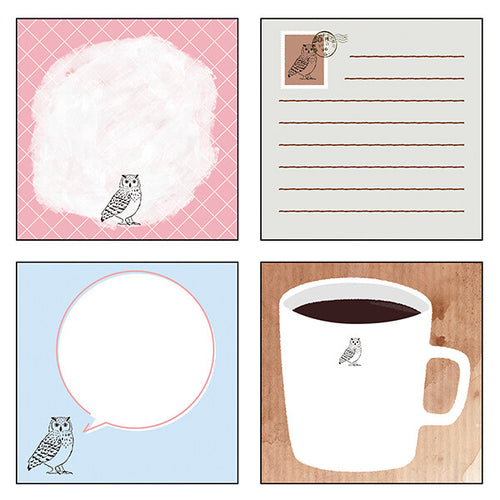 <Animal Series> Memo Pad - Owl  貓頭鷹