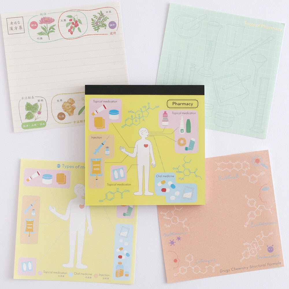 <Study Holic> Memo Pad - Pharmacy 薬学