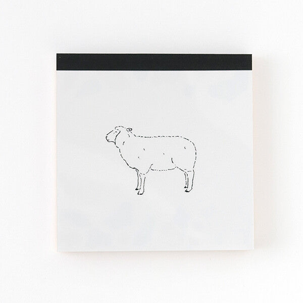 <Animal Series> Memo Pad - Sheep