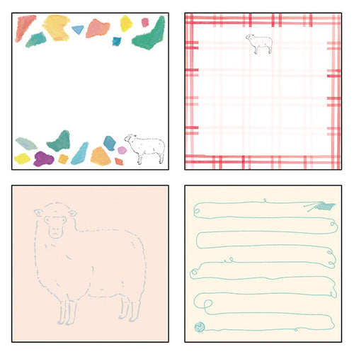 <Animal Series> Memo Pad - Sheep