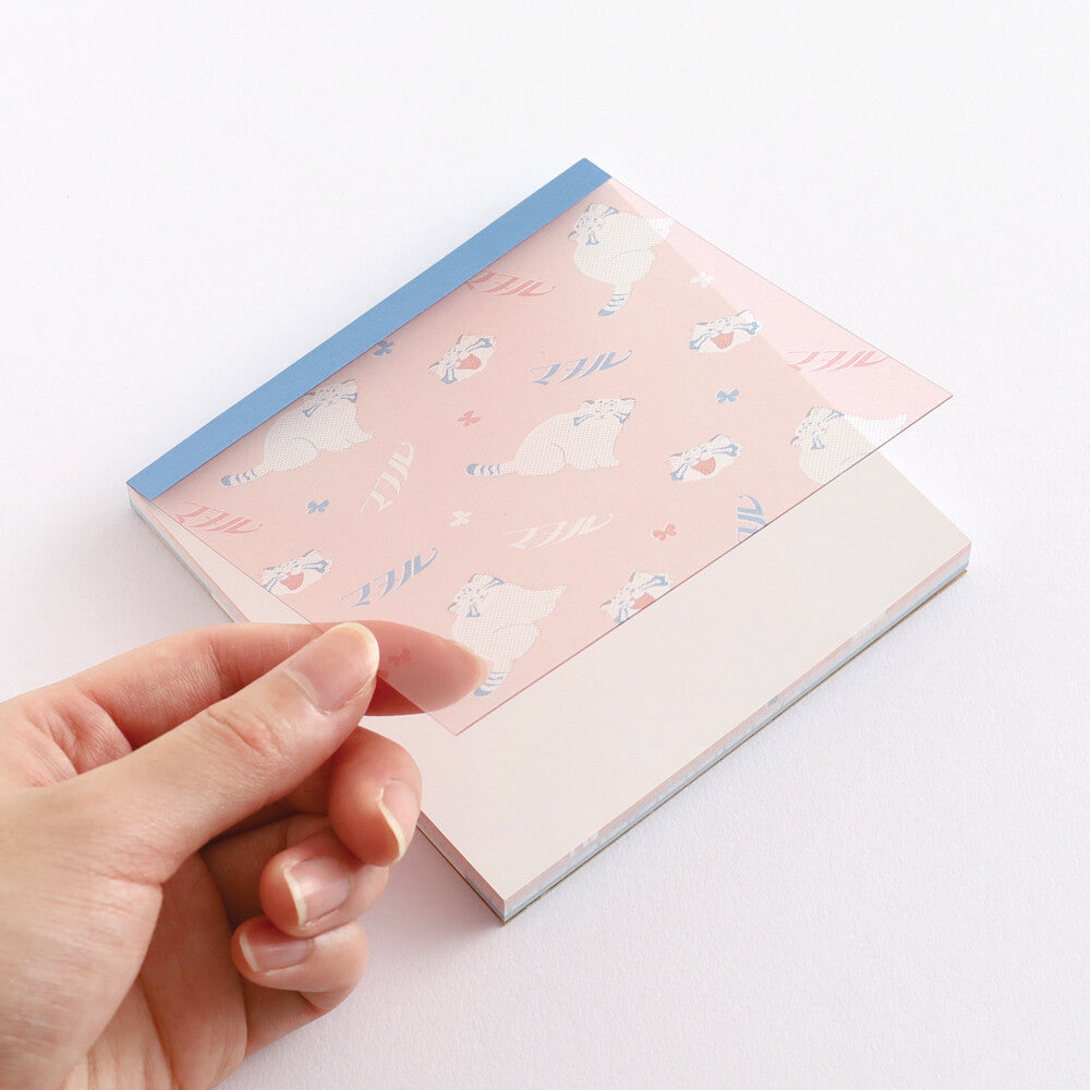 <Animal Department Store> Memo Pad - Pallas's Cat (Manulneko)