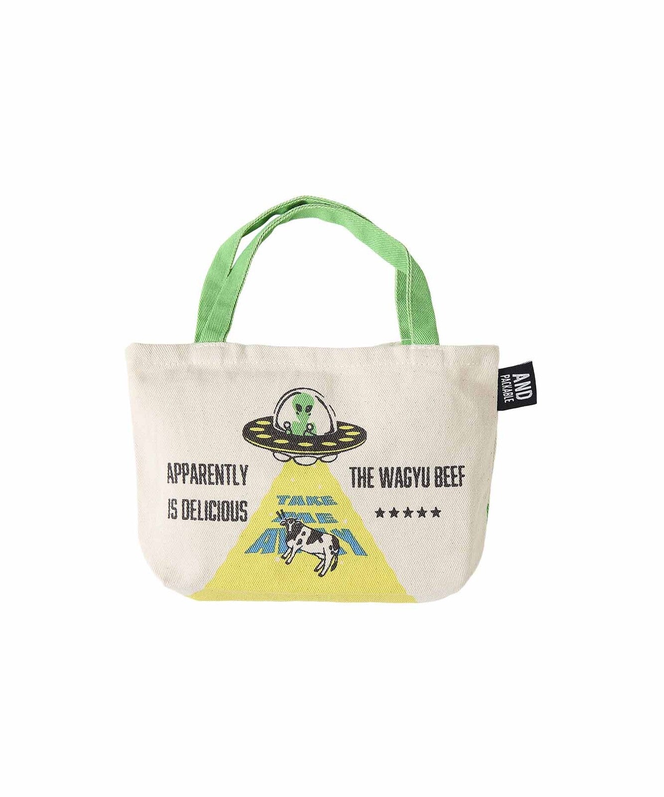 AND PACKABLE Mini Tote Bag - UFO Farm