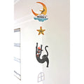 Kuroneko Design Mobile Card - "The Black Cat Catching Stars"