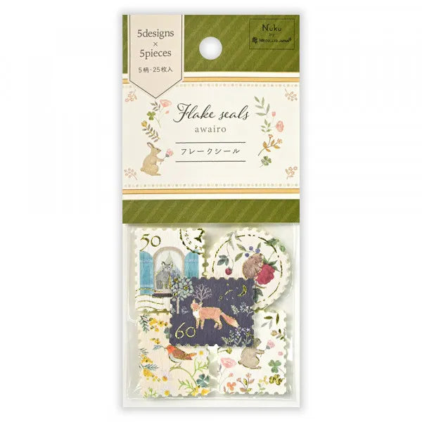 NB Flake Stickers - Animal Stamps