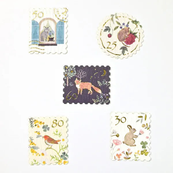 NB Flake Stickers - Animal Stamps