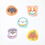 NB Flake Stickers - Happy Dogs