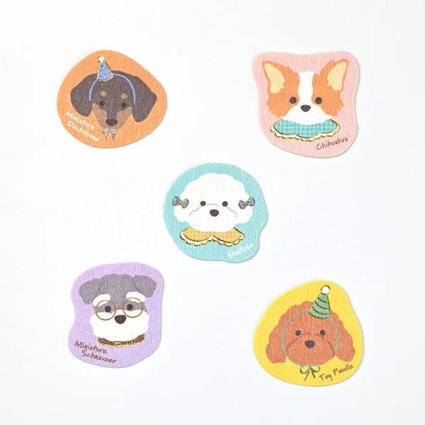 NB Flake Stickers - Happy Dogs