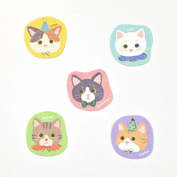 NB Flake Stickers - Happy Cats
