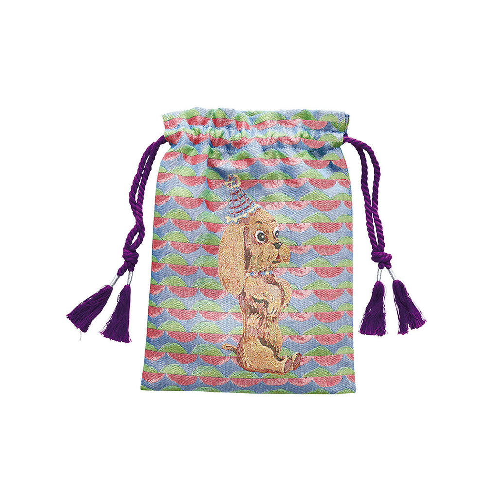 Nathalie Lete Drawstring bag - 5 designs including cats, dog & bear bear