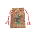 Nathalie Lete Drawstring bag - 5 designs including cats, dog & bear bear