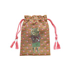 Nathalie Lete Drawstring bag - 5 designs including cats, dog & bear bear