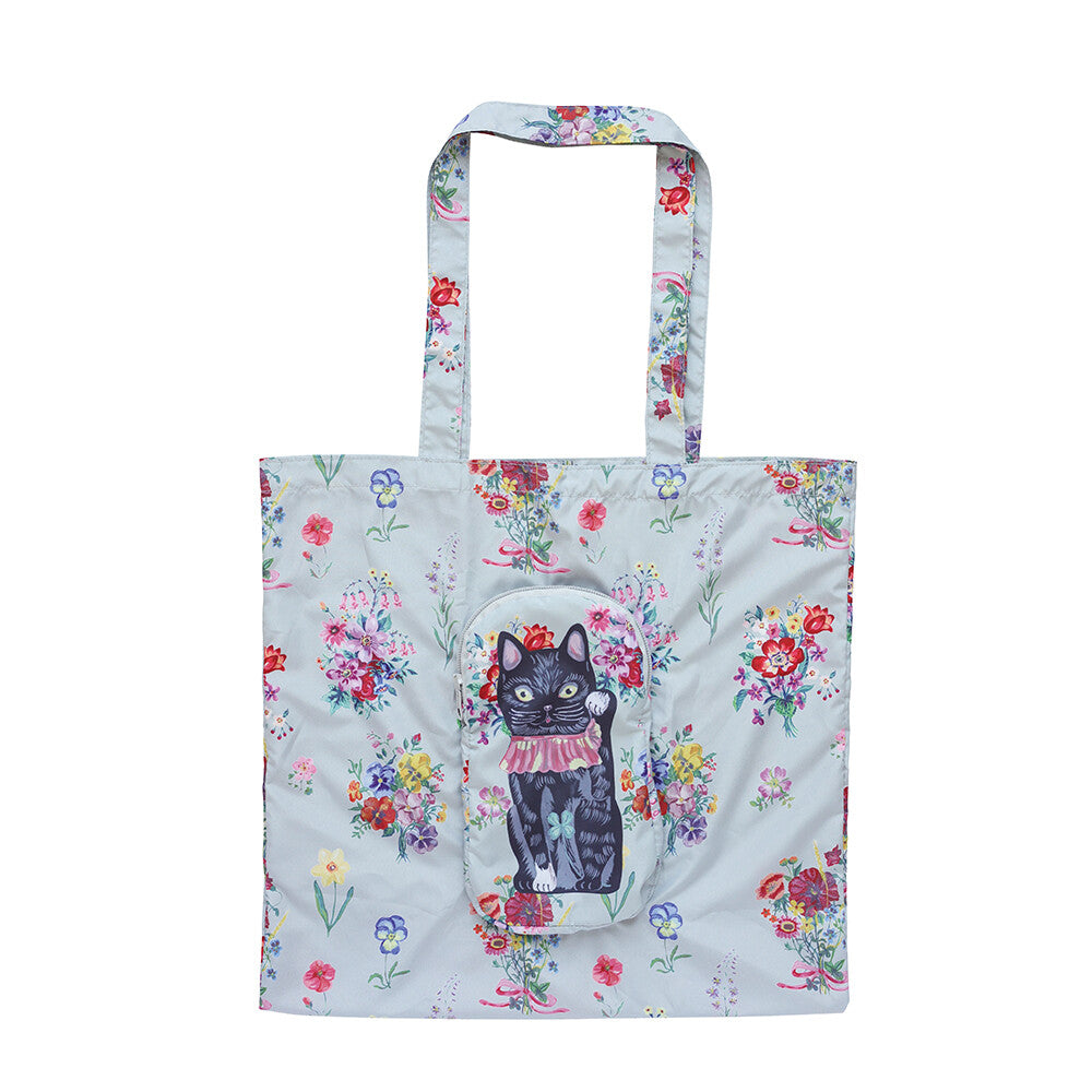Nathalie Leta Face Bag (Foldable Tote) - Cat