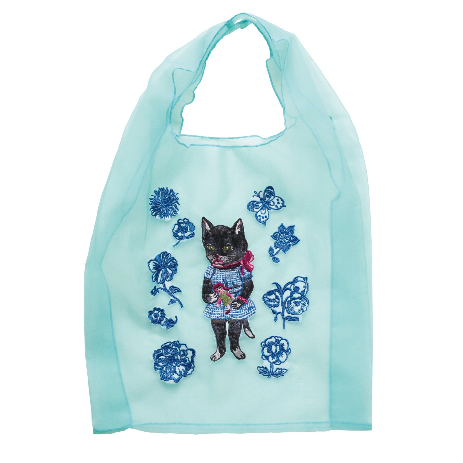 Nathalie Lete Organdy Bag - Black Cat