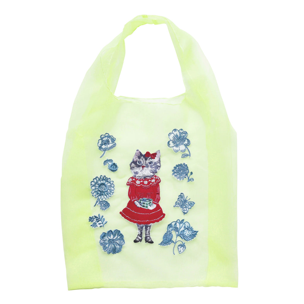 Nathalie Lete Organdy Bag - Grey Cat