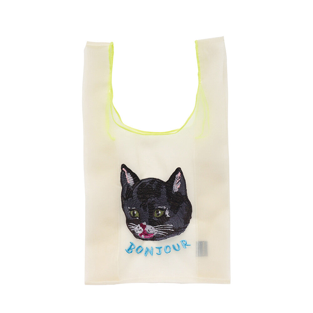 Nathalie Lete Organdy Mini Bag - Black Cat