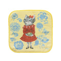 Nathalie Lete Gauze & cotton towel - Grey Cat