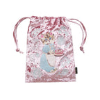 Nathalie Lete Velour Drawstring Pouch - Blue Eye