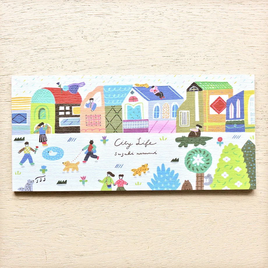 Narumi Suzuki 鈴木成美 Ippitsusen Notepaper 一筆箋 - City Life