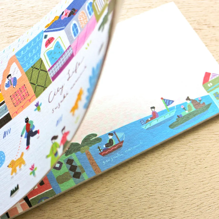Narumi Suzuki 鈴木成美 Ippitsusen Notepaper 一筆箋 - City Life