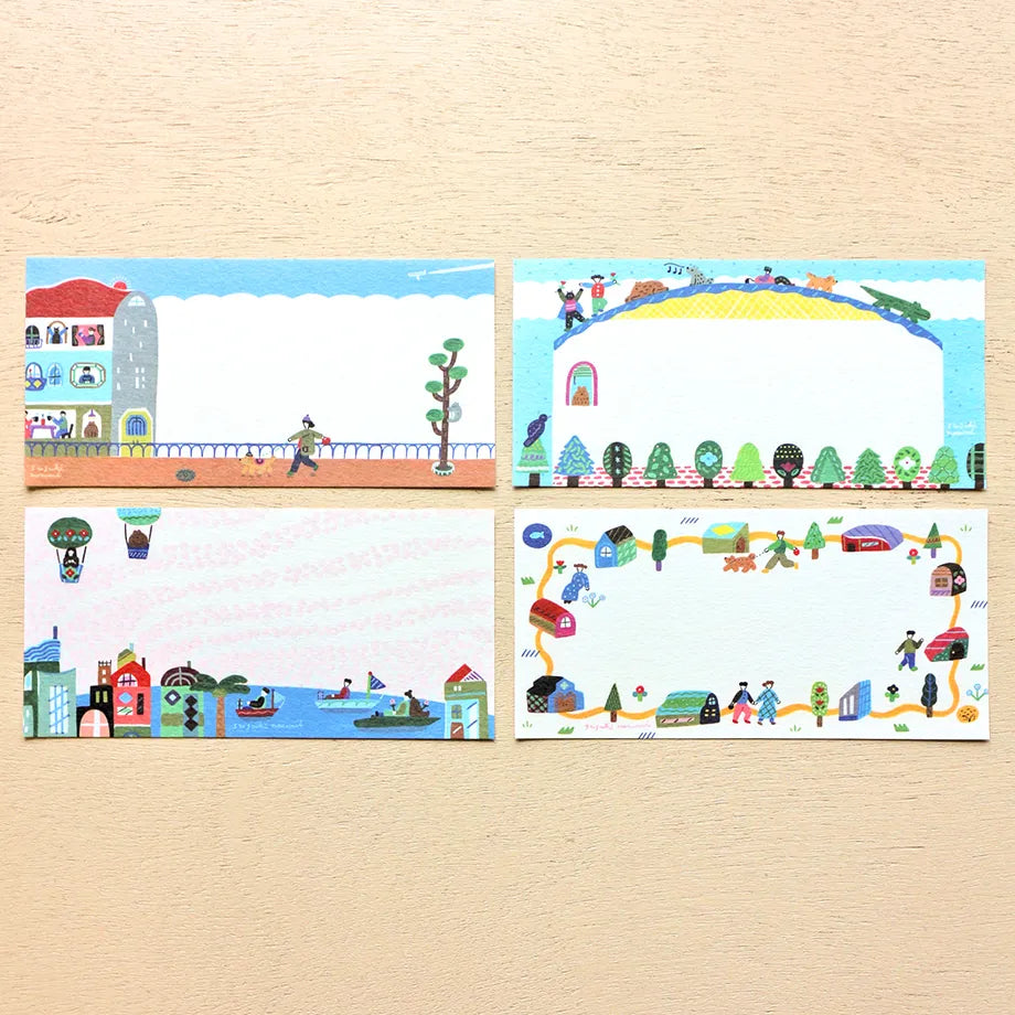Narumi Suzuki 鈴木成美 Ippitsusen Notepaper 一筆箋 - City Life