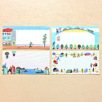 Narumi Suzuki 鈴木成美 Ippitsusen Notepaper 一筆箋 - City Life