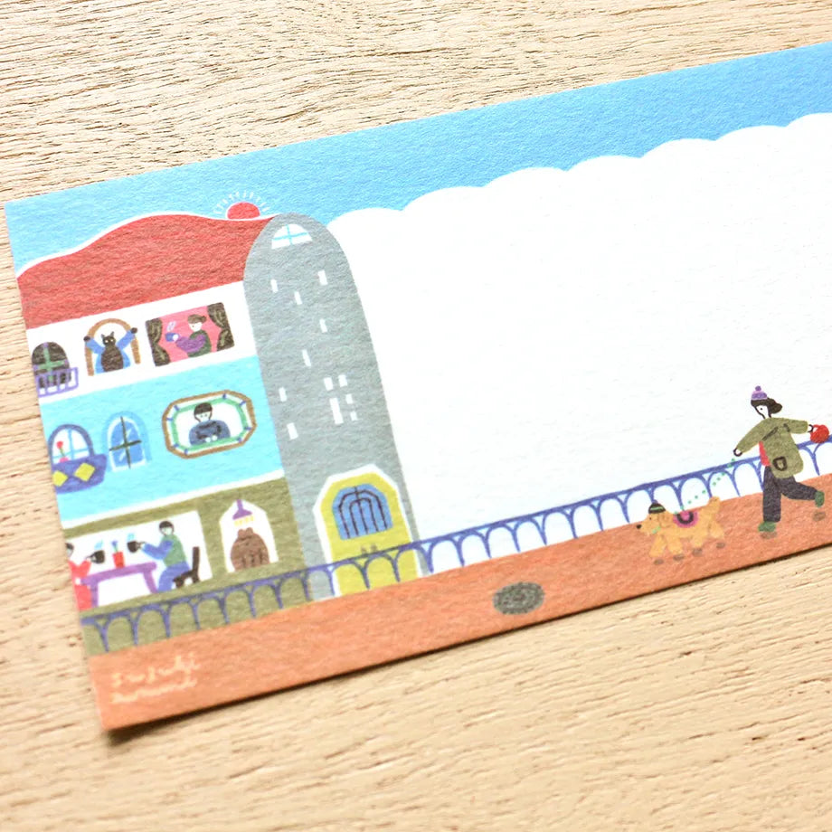 Narumi Suzuki 鈴木成美 Ippitsusen Notepaper 一筆箋 - City Life
