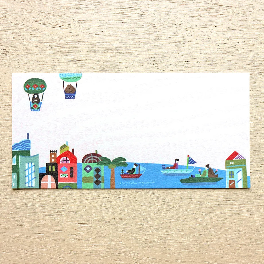 Narumi Suzuki 鈴木成美 Ippitsusen Notepaper 一筆箋 - City Life
