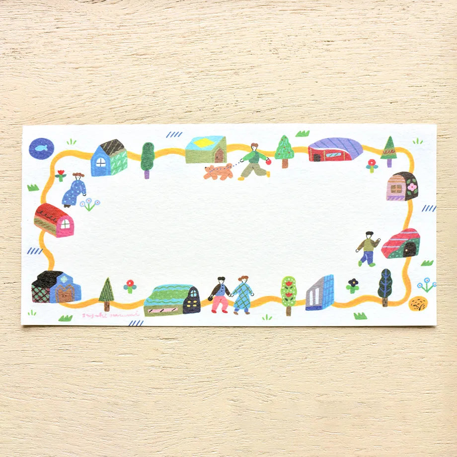 Narumi Suzuki 鈴木成美 Ippitsusen Notepaper 一筆箋 - City Life