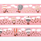 Necktie Foil Stamped Masking Tape - Hot Air Balloon Journey
