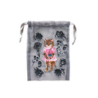 Nathalie Lete Organdy Drawstring Bag - Grey / Maya
