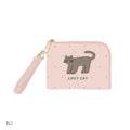 Q-LiA piccolot Pass Holder + Coin Case - Cat