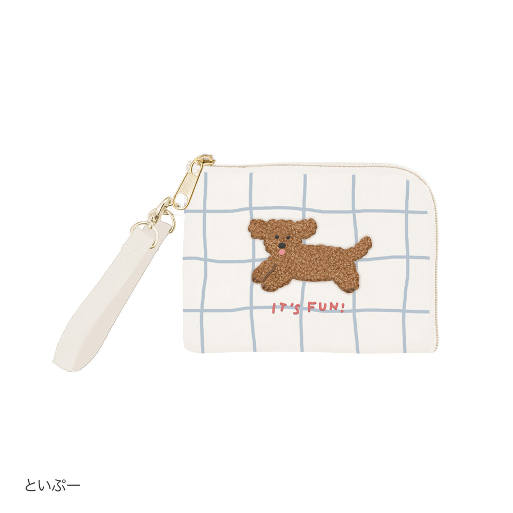 Q-LiA piccolot Pass Holder + Coin Case - Dog