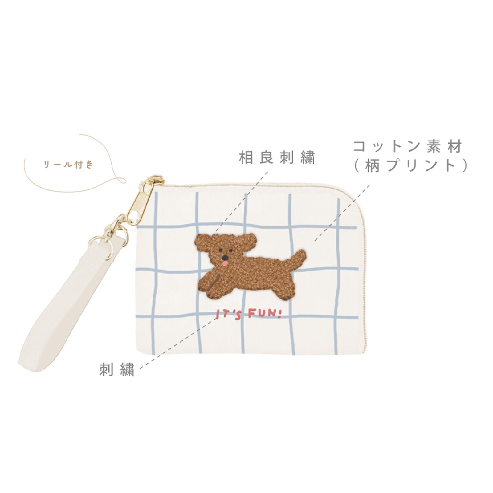 Q-LiA piccolot Pass Holder + Coin Case - Fox