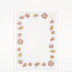 Hibiya Kadan 日比谷花壇 Fleur de papier A4 clear folder - Yellow / Pink / Purple