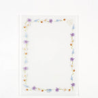 Hibiya Kadan 日比谷花壇 Fleur de papier A4 clear folder - Yellow / Pink / Purple