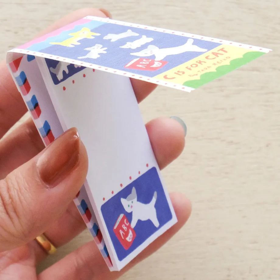 Reiko Tada 多田玲子 One-Line Sticky Notes - C IS FOR CAT・ THE GOOD DOGS
