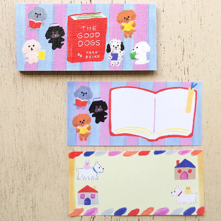 Reiko Tada 多田玲子 One-Line Sticky Notes - C IS FOR CAT・ THE GOOD DOGS