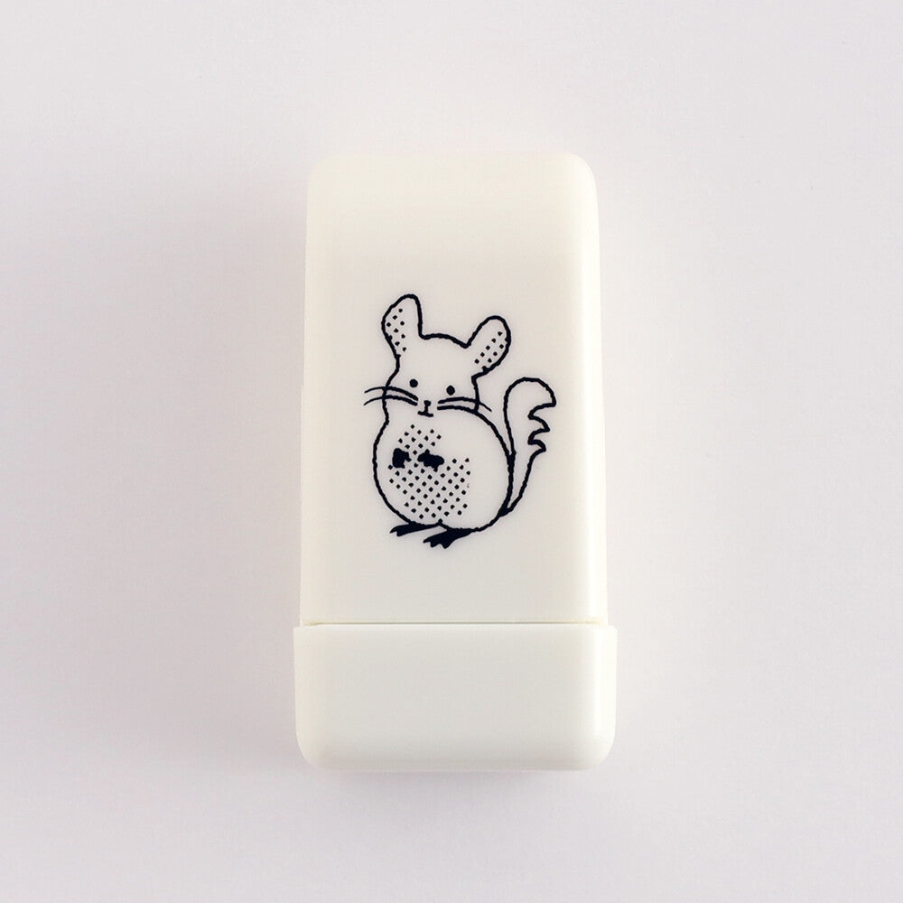 <Animal Department Store> Roll stamp - Chinchilla