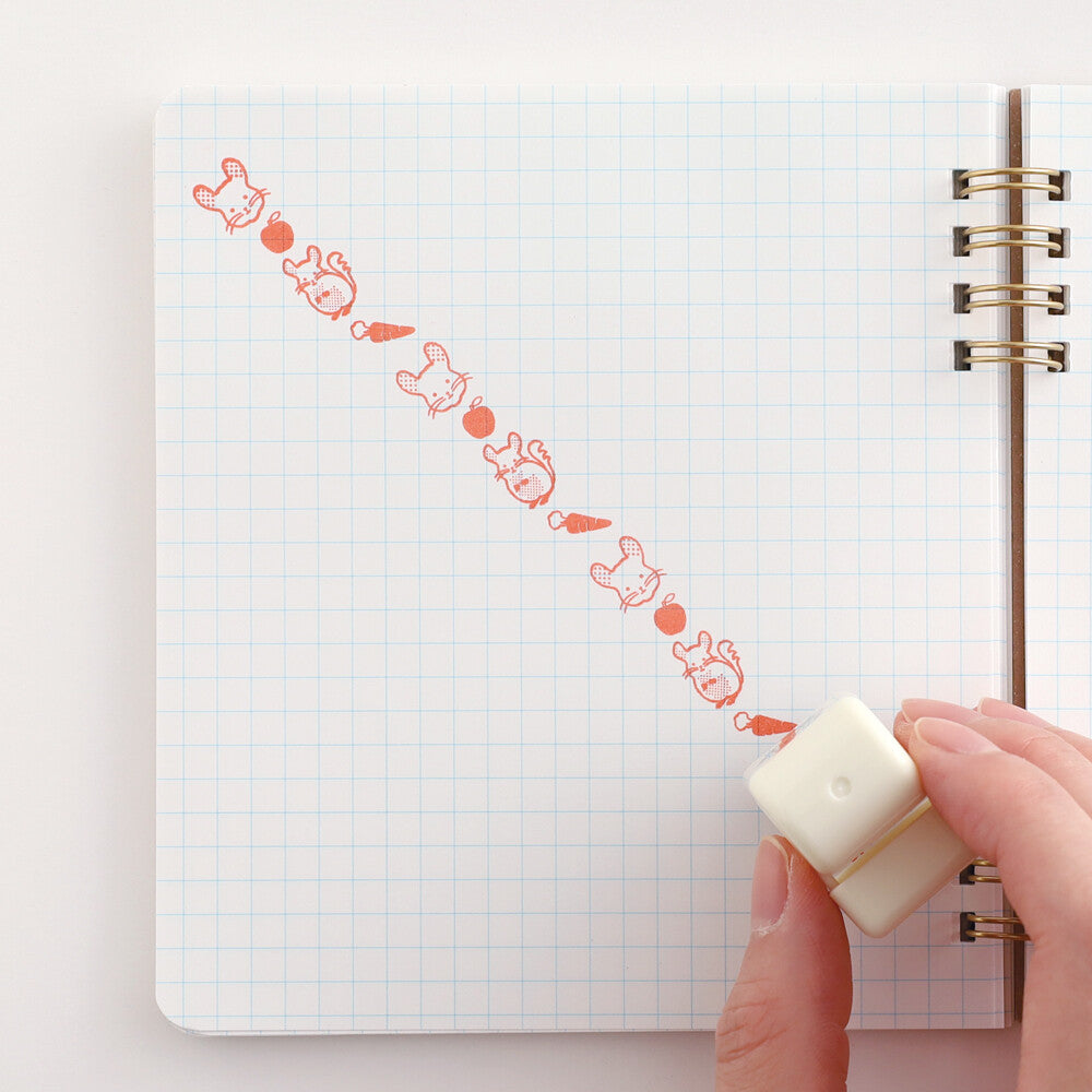 <Animal Department Store> Roll stamp - Chinchilla