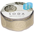 HITOTOKI SODA Foil-Stamping Masking Tape 透明紙膠帶 - Gift