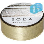 HITOTOKI SODA Clear Masking Tape 透明紙膠帶 - Lace Ribbon