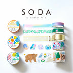 HITOTOKI SODA Clear Masking Tape 透明紙膠帶 - Lace Ribbon
