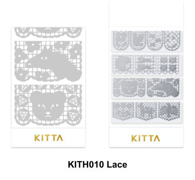 KITTA Basic - with silver foil stamping - Lace