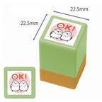 Stamp with Built-in Ink - Bird "OK !"