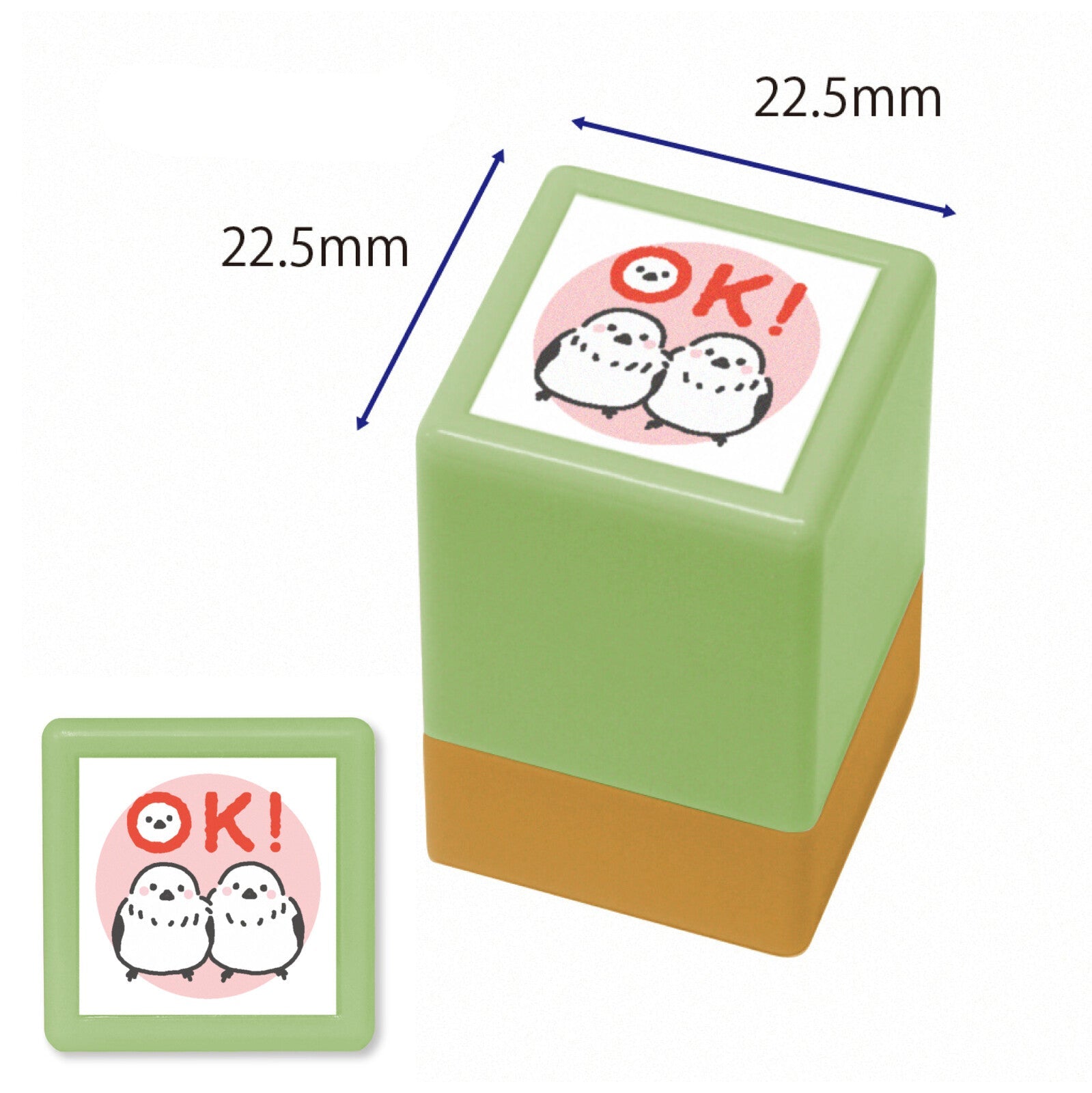 Stamp with Built-in Ink - Bird "OK !"